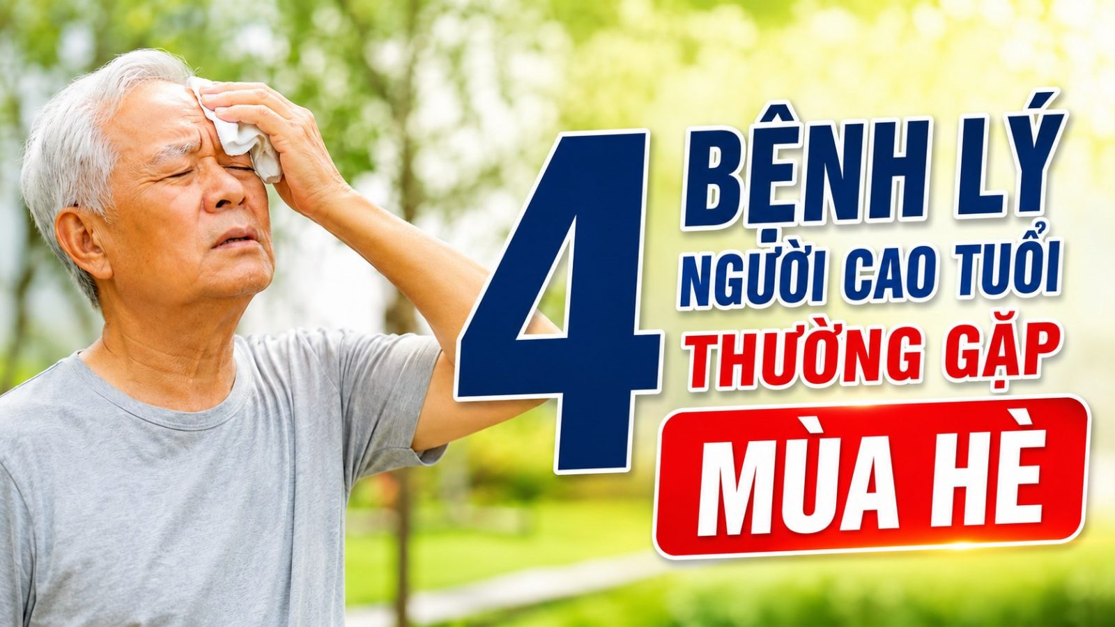 4 bệnh lý người cao tuổi thường gặp mùa hè 6 4 bệnh lý người cao tuổi thường gặp mùa hè - phòng tránh nắng nóng - Học viện Yoga T.Kim