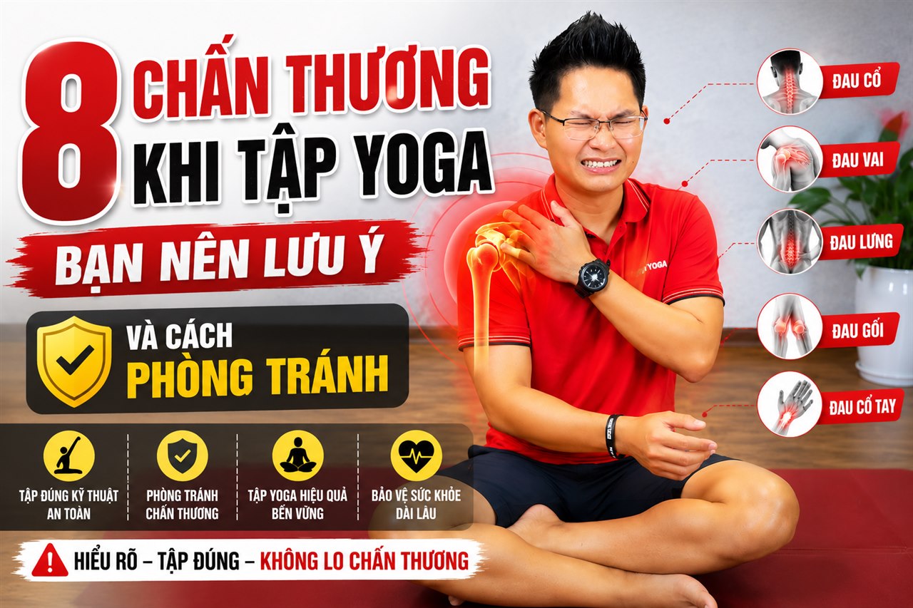 8 Chấn Thương Khi Tập Yoga Thường Gặp Và Cách Phòng Tránh 6 8 chấn thương khi tập Yoga thường gặp và cách phòng tránh - Học viện Yoga T.Kim