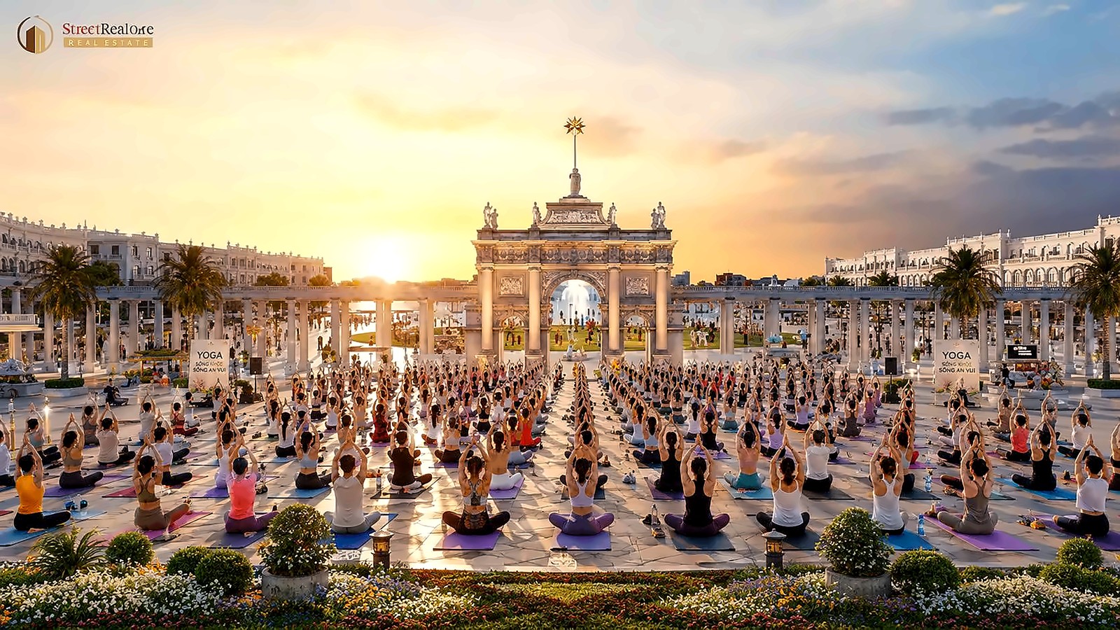 CHẠM 2026 — Lịch Trình 3 Ngày 2 Đêm Tại Hải Phòng Mừng 15 Năm T.Kim Yoga 9 Hơn 500 Yogi đồng diễn Yoga tại Quảng trường Châu Âu VinWonders Vũ Yên Hải Phòng trong Ngày Quốc tế Yoga 2026