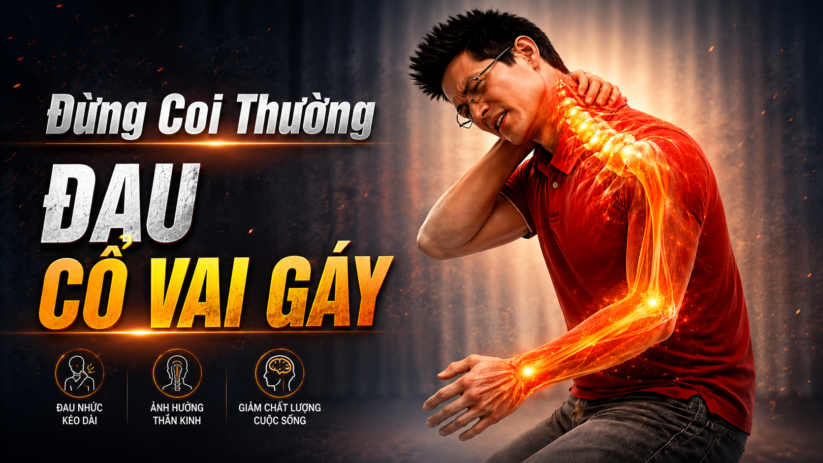 Cẩm Nang Cho Dân Văn Phòng: Đau Cổ Vai Gáy Lan Tay — Bài Tập Xương Khớp Đúng Cách 6 Cảnh báo đừng coi thường đau cổ vai gáy lan xuống tay — dân văn phòng cần bài tập xương khớp đúng cách T.Kim Yoga