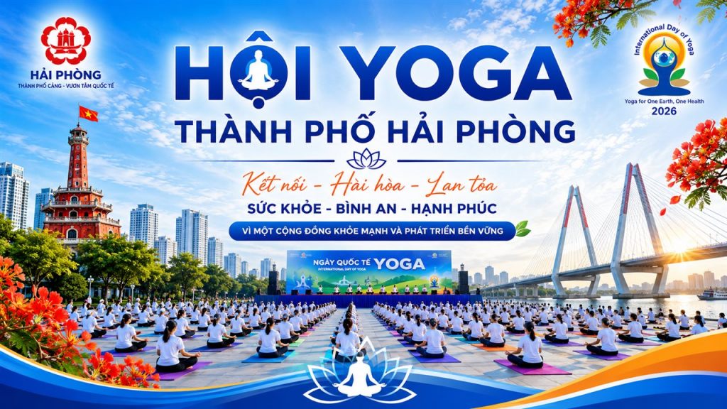 Hội Yoga Thành phố Hải Phòng tổ chức Ngày Quốc tế Yoga