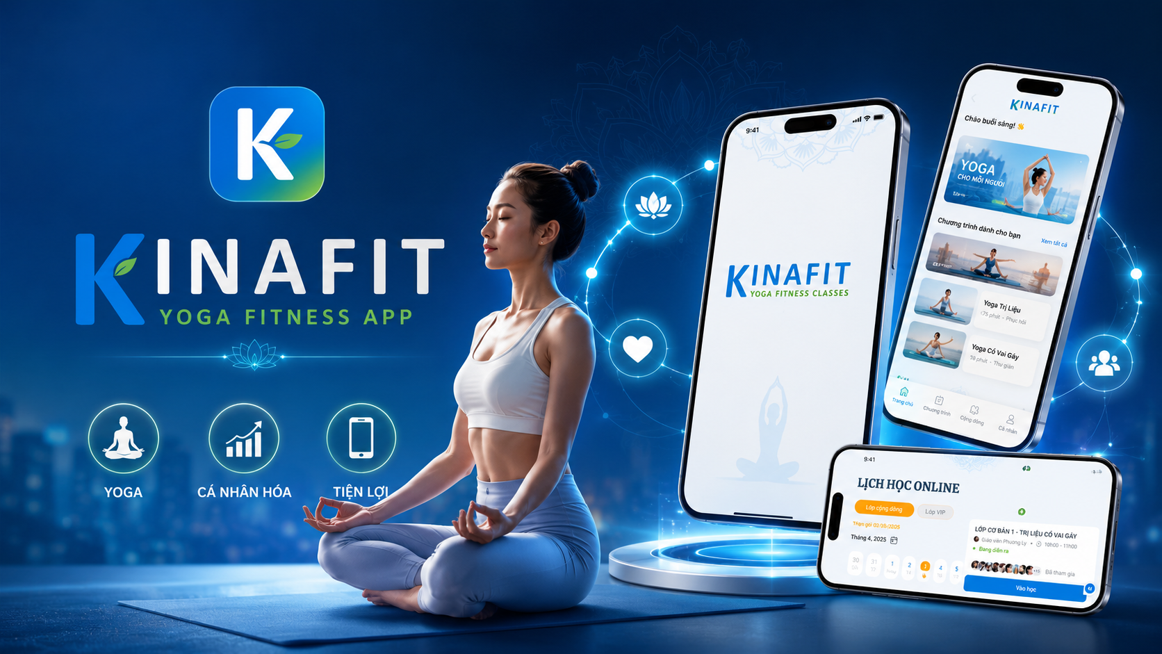 KinaFit Là Gì? Nền Tảng Yoga Của T.Kim Việt Nam 6 KinaFit là gì - App tập Yoga tại nhà miễn phí của Học viện T.Kim Yoga Việt Nam