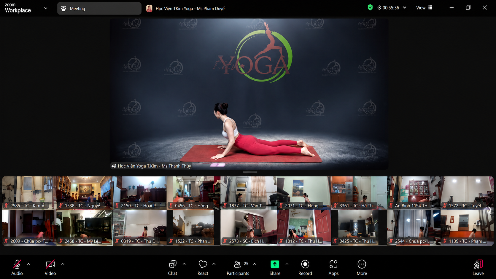 Thanh Thuý Yoga — Mẹ Bỉm Sữa Bước Ra Vùng An Toàn, Trở Thành HLV Yoga Top 10 Hoa Hậu Việt Nam 8 Lớp Yoga Online Học viện Yoga T.Kim Việt Nam qua Zoom — môi trường HLV Thanh Thuý đồng hành học viên