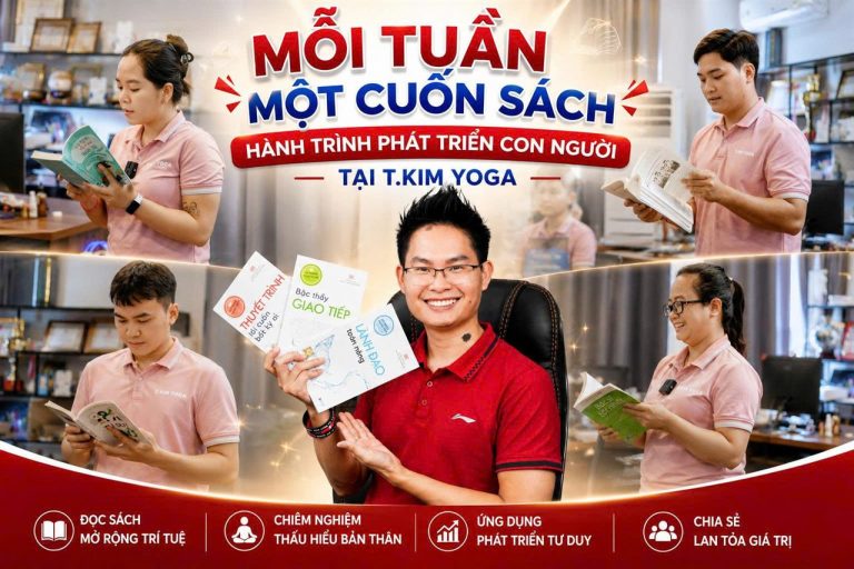 Mỗi Tuần Một Cuốn Sách – Hành Trình Phát Triển Con Người Tại T.Kim Yoga