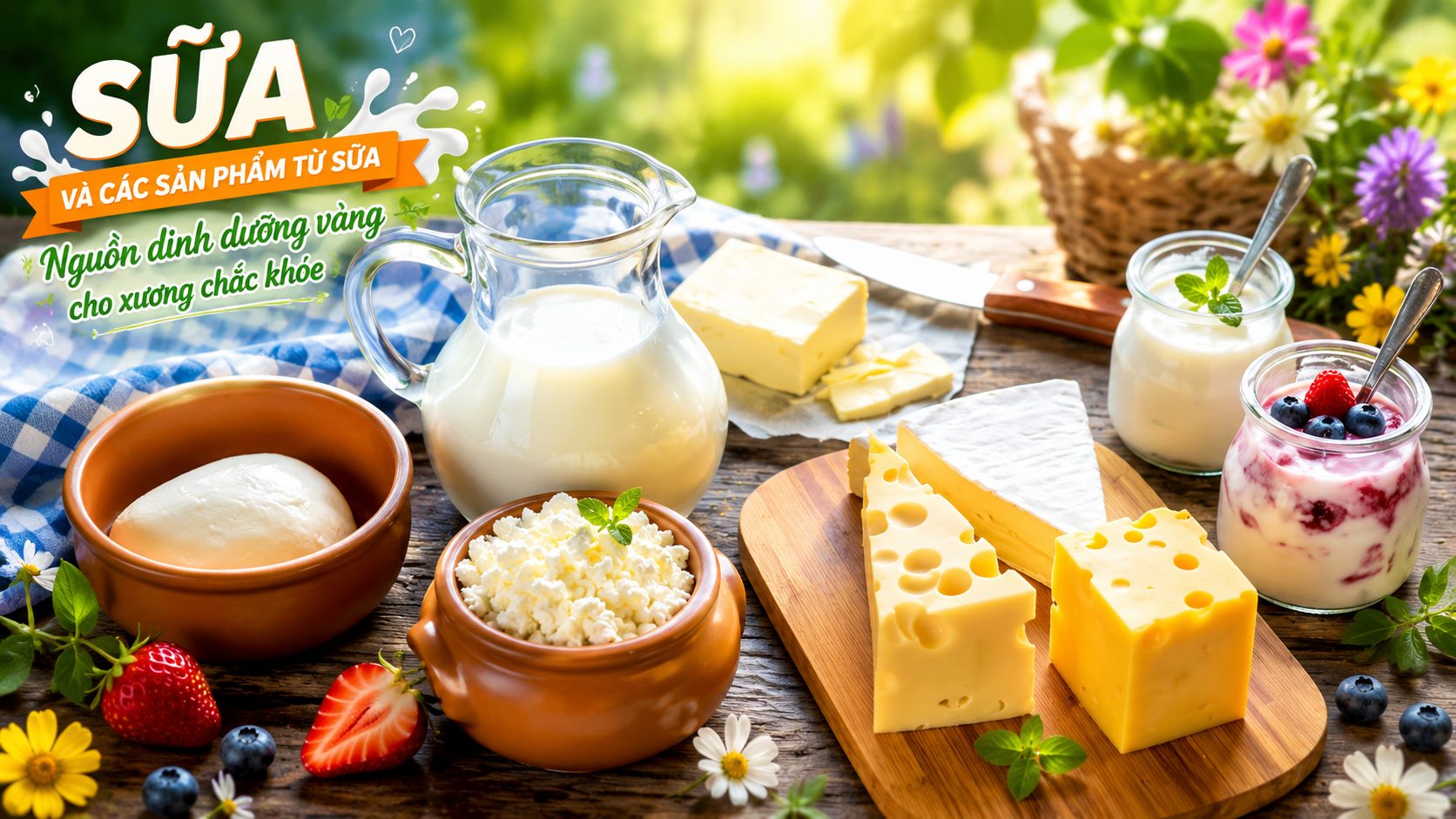 Vì Sao Tuổi Càng Cao Càng Mất Canxi Nhanh? 6 Thực Phẩm Bù Lại Đúng Cách 7 Sữa, sữa chua, phô mai — nguồn dinh dưỡng vàng bổ sung canxi dễ hấp thu cho người lớn tuổi xương chắc khoẻ