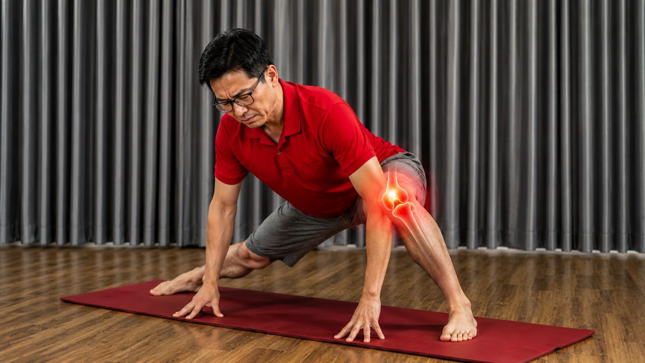 Tập luyện sai kỹ thuật khiến đầu gối lệch trục, tăng áp lực lên dây chằng