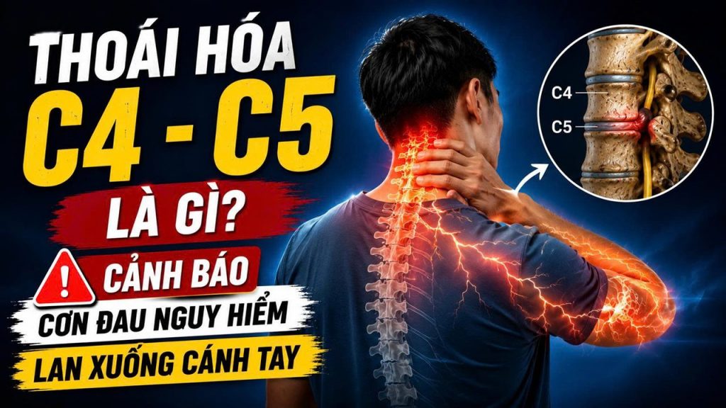 thoai hoa c4 c5 dau co vai gay lan tay