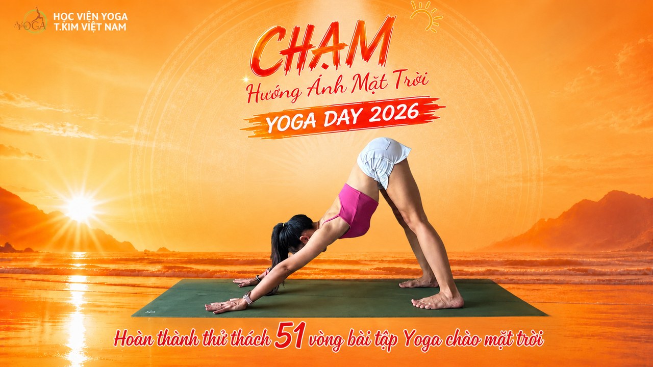 Hoàn thành thử thách 51 vòng bài tập Yoga Chào Mặt Trời mừng Ngày Quốc tế Yoga 2026