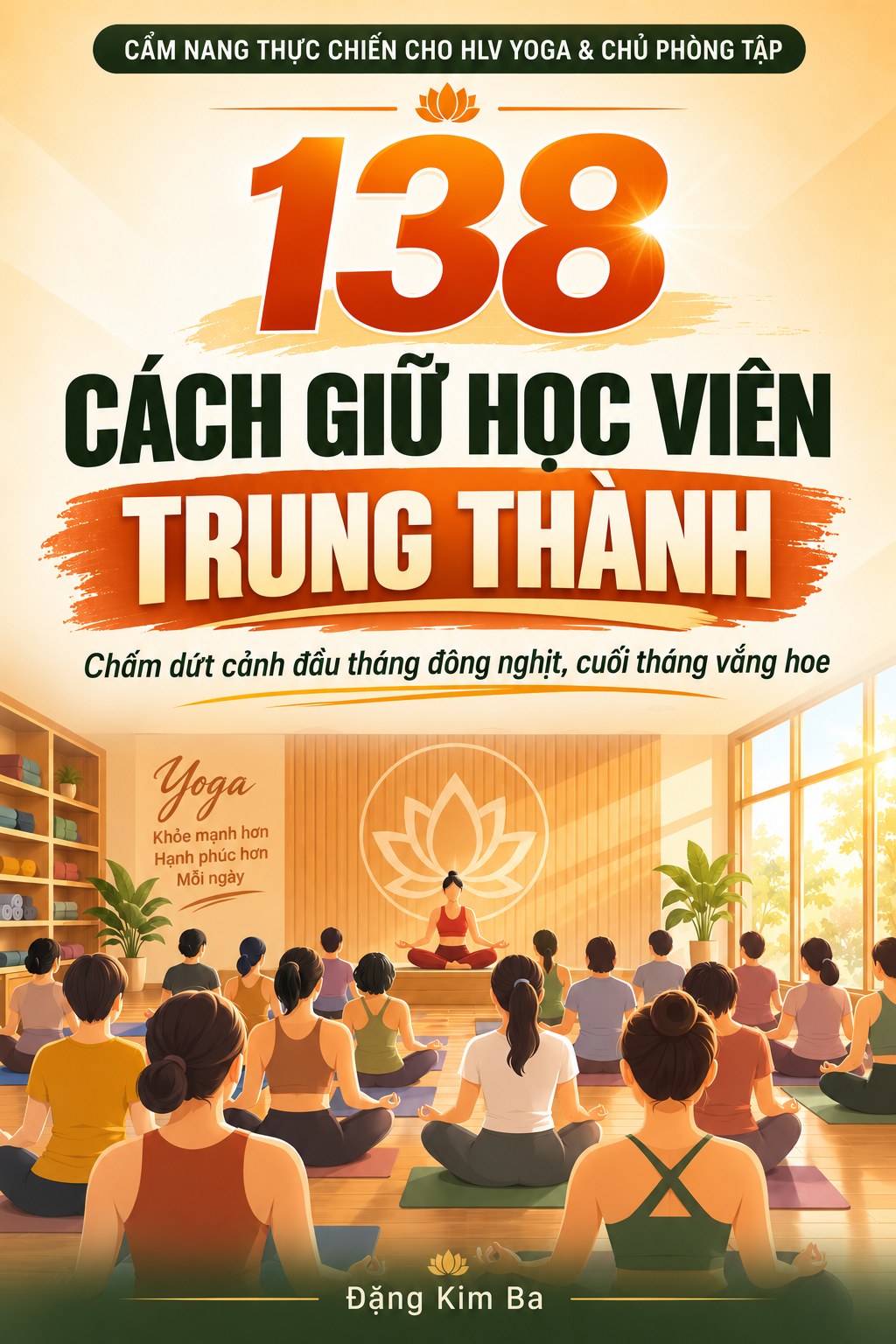 Bìa cẩm nang 138 Cách Giữ Học Viên Trung Thành - Đặng Kim Ba