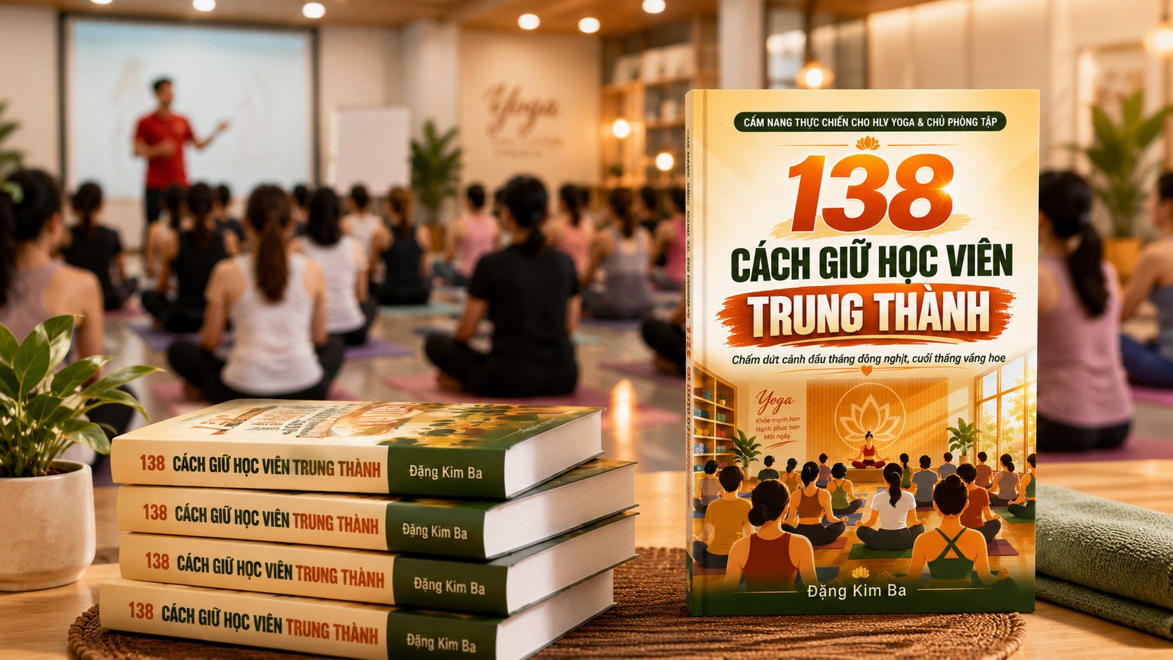 Cẩm nang 138 Cách Giữ Học Viên - tài nguyên tặng kèm khoá đào tạo HLV Yoga T.Kim
