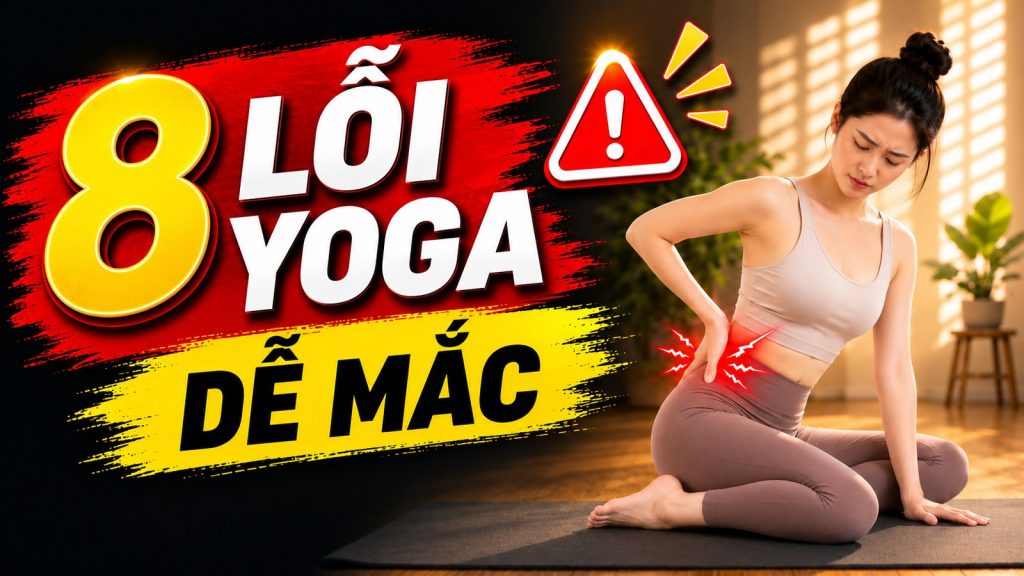 8 lỗi khi tập yoga khiến buổi tập hại nhiều hơn lợi