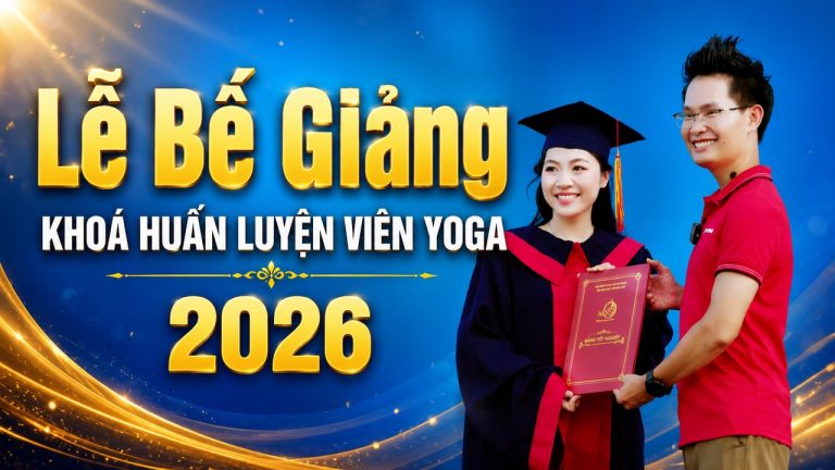 HLV Yoga khoá K41 & K42 tốt nghiệp: Lễ bế giảng bên biển Đồ Sơn mừng 15 năm Học viện T.Kim