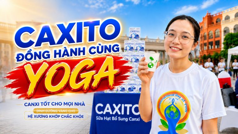 Sữa Hạt Bổ Sung Canxi Caxito Đồng Hành Cùng Cộng Đồng Yoga Tại Quốc Tế Yoga 2026