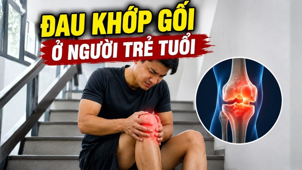 Đau khớp gối ở người trẻ tuổi - nguyên nhân triệu chứng và cách phòng ngừa - Học viện Yoga T.Kim