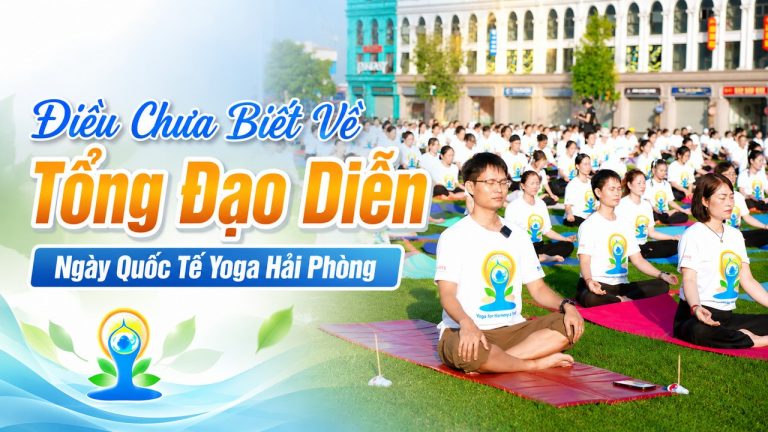 Tổng đạo diễn ở bàn cuối: người dựng cả buổi sáng Quốc tế Yoga Hải Phòng 2026 rồi lùi về sau ống kính
