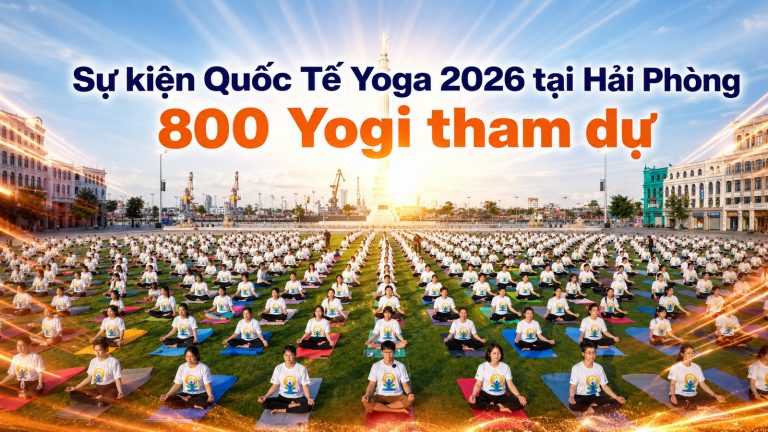 Gần 800 Yogi "Cùng Thở Một Nhịp" — Quốc Tế Yoga Hải Phòng 2026 Tại Đảo Vũ Yên