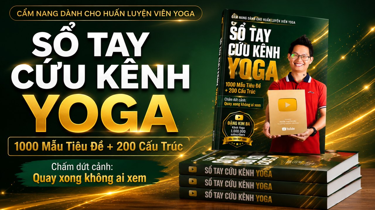 Sổ Tay 1000 Tiêu Đề Video Yoga — Kho Mẫu Cứu Kênh Cho HLV 6 Sổ tay 1000 tiêu đề video Yoga của Học viện Yoga T.Kim