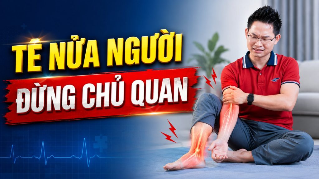 Tê nửa người đừng chủ quan, dấu hiệu cảnh báo sức khoẻ không nên bỏ qua