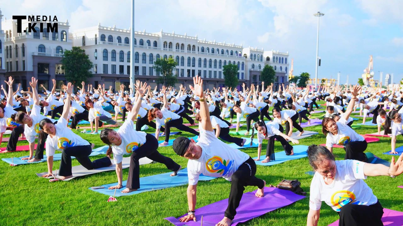 Tham Louis Yoga voi duong dinh tuyen in tren mat tham ho tro can chinh tu the