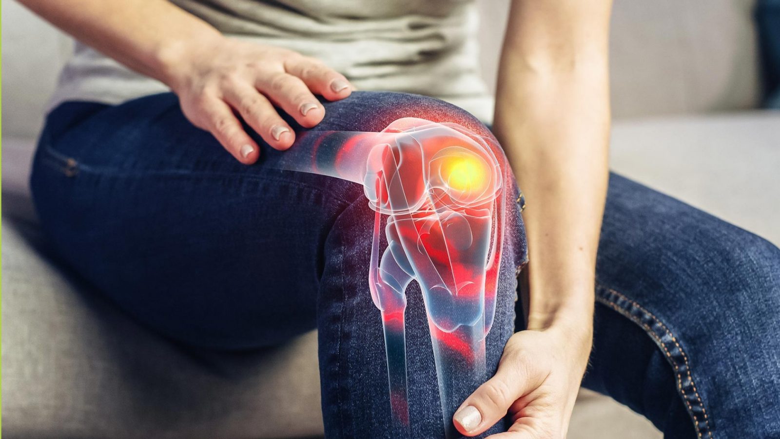 Triệu chứng đau khớp gối ở người trẻ - đau quanh xương bánh chè và cứng khớp