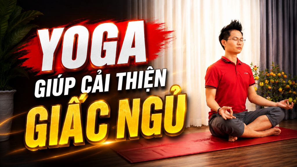 Yoga cải thiện giấc ngủ - trải thảm và tập trung hơi thở tại Học viện Yoga T.Kim