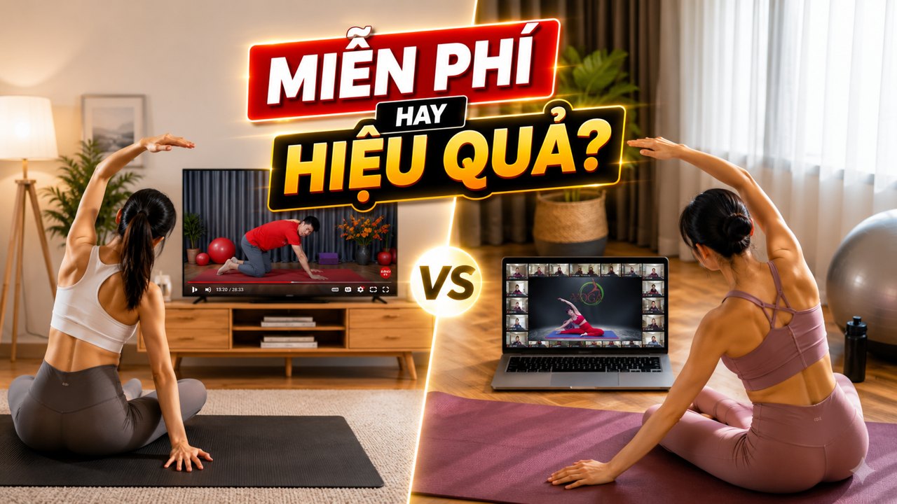 Tập Yoga theo YouTube miễn phí và học lớp online có HLV: khác nhau ở đâu? 6 Tập yoga theo YouTube miễn phí và học lớp online có HLV khác nhau ở đâu