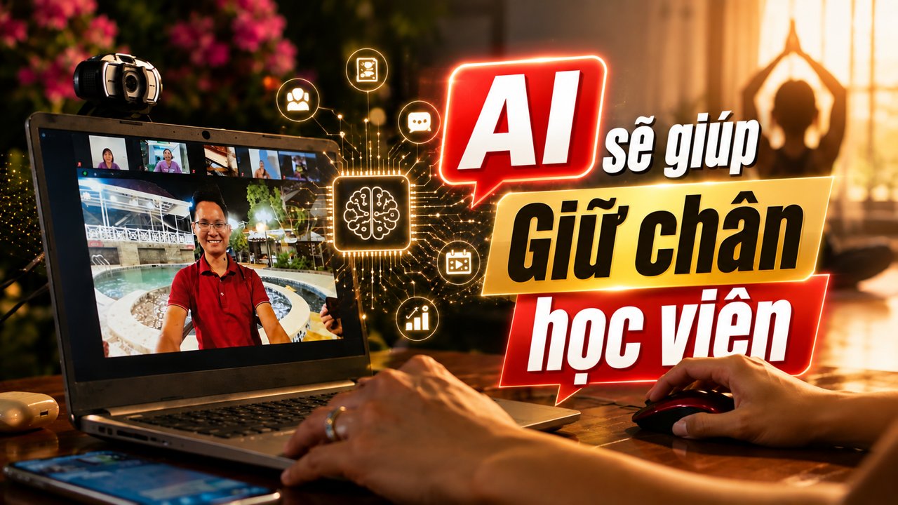 AI thay đổi cách chăm sóc học viên yoga như thế nào? 6 Hãy để công nghệ nhân rộng sự tận tâm - Đặng Kim Ba chia sẻ về chăm sóc học viên yoga thời AI