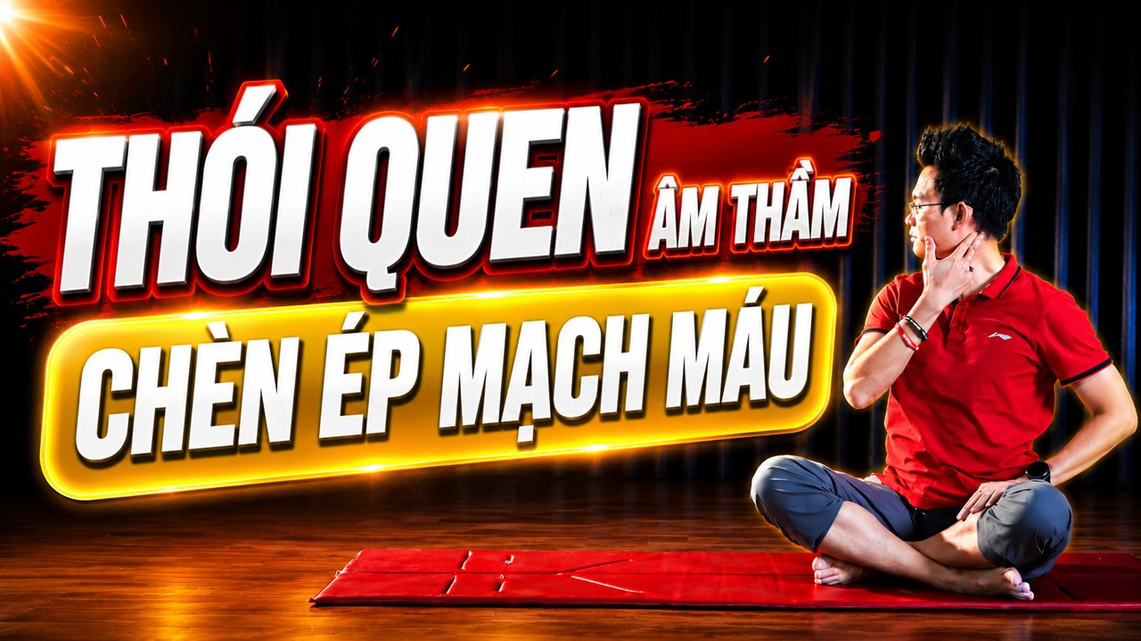Thói quen cúi đầu lâu gây hại cho mạch máu và cột sống cổ