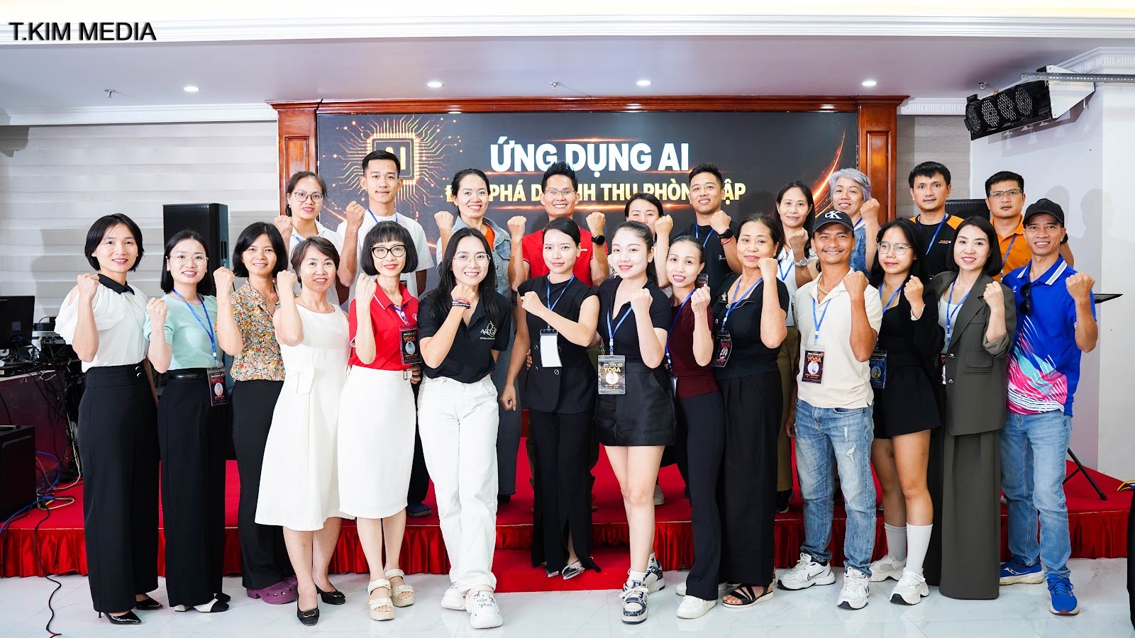 Các HLV Yoga tại workshop Ứng Dụng AI – Đột Phá Doanh Thu Phòng Tập, Hải Phòng ngày 26/07/2026