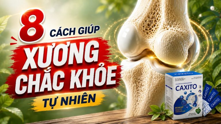 8 cách giúp xương chắc khỏe tự nhiên